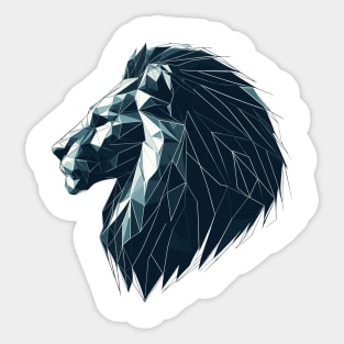 Lion Glass Sticker